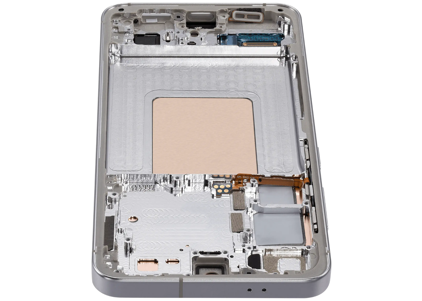 OLED Assembly With Frame For Samsung Galaxy S24 5G (US & International Version) (Service Pack) (Marble Grey)