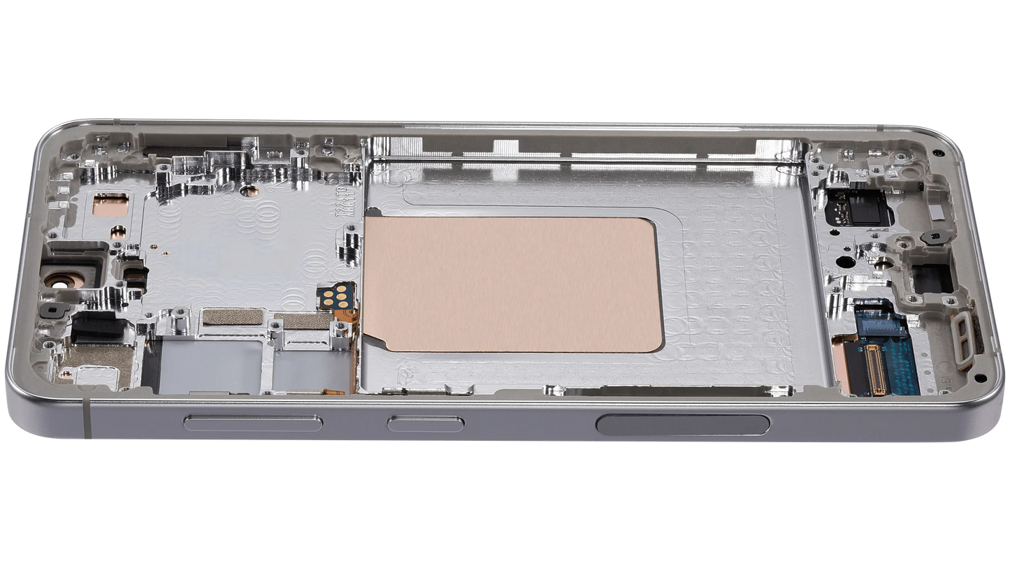 OLED Assembly With Frame For Samsung Galaxy S24 5G (US & International Version) (Service Pack) (Marble Grey)