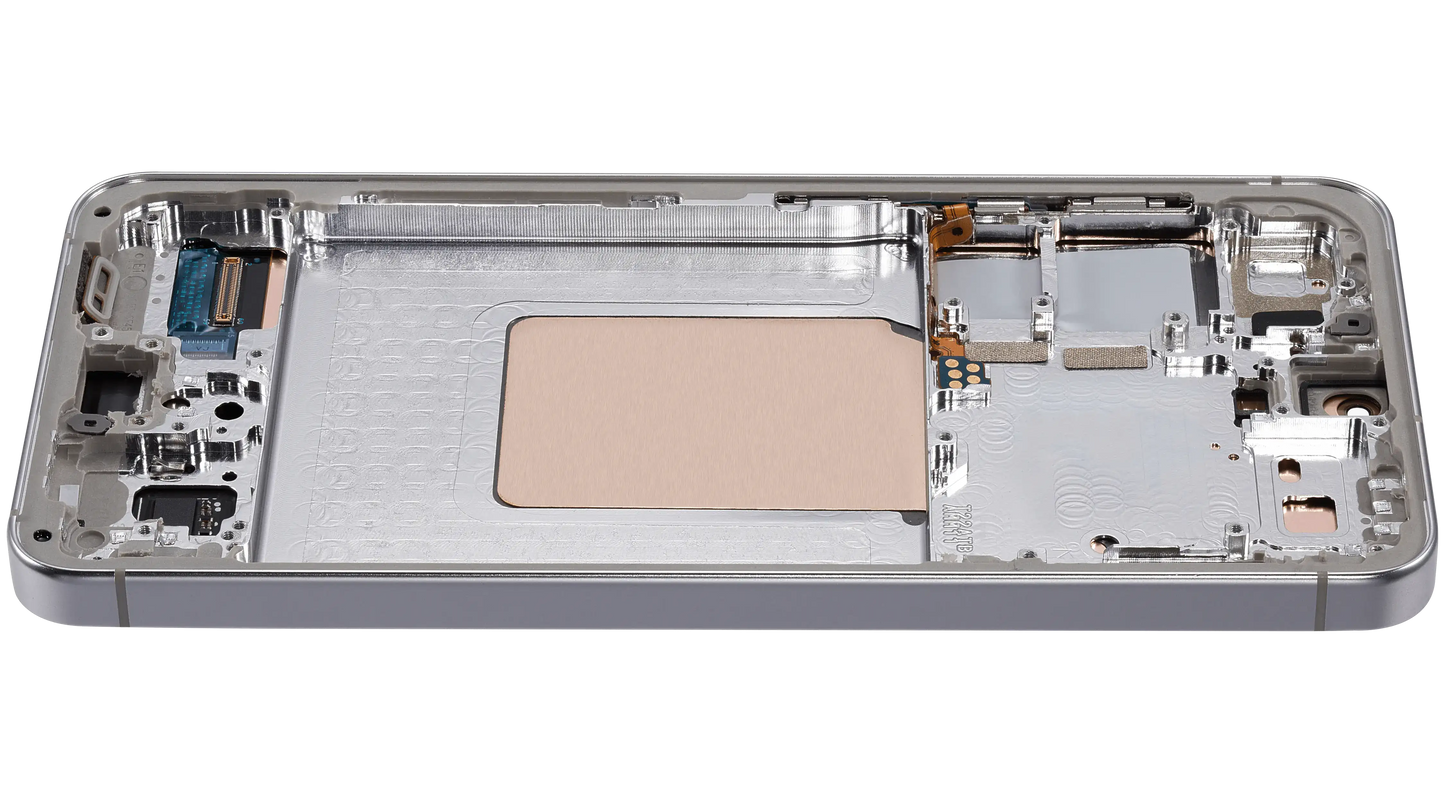 OLED Assembly With Frame For Samsung Galaxy S24 5G (US & International Version) (Service Pack) (Marble Grey)