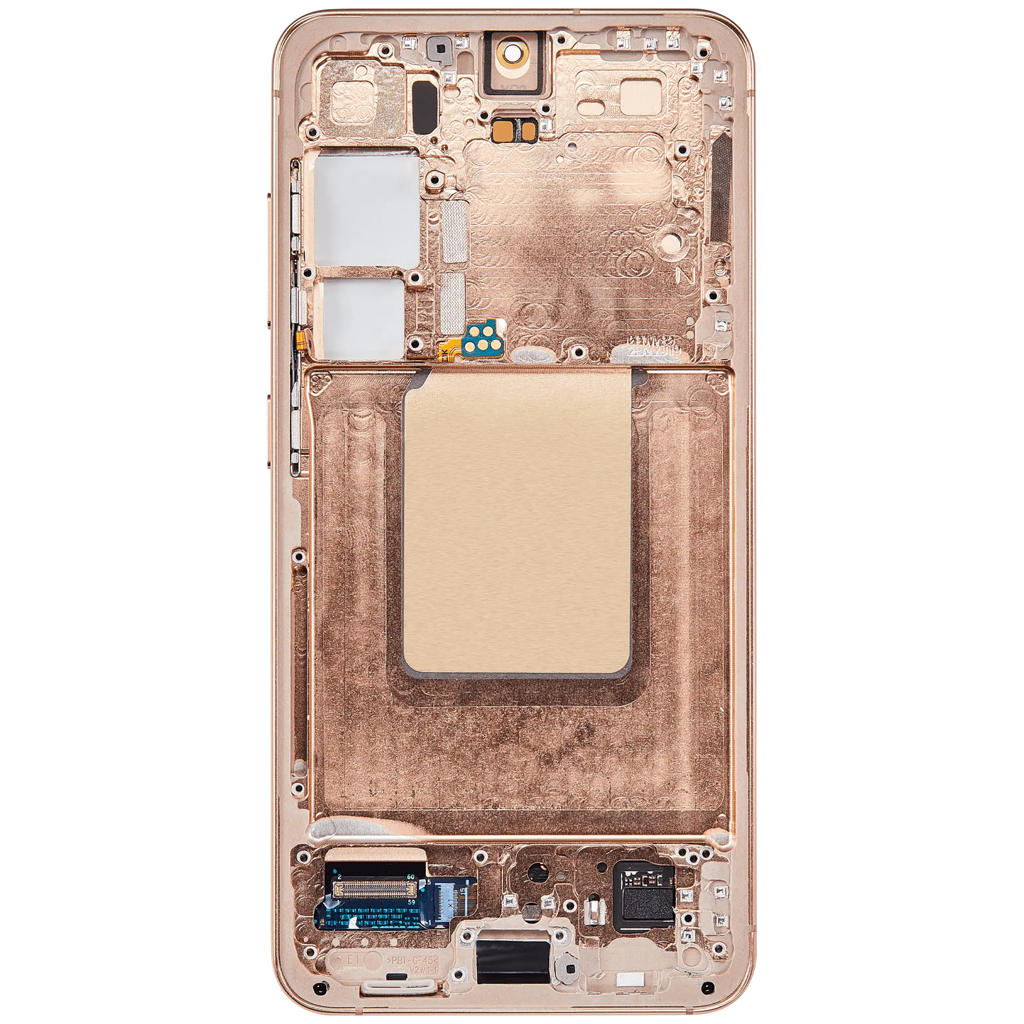 OLED Assembly With Frame For Samsung Galaxy S24 5G (US & International Version) (Service Pack) (Sandstone Orange)