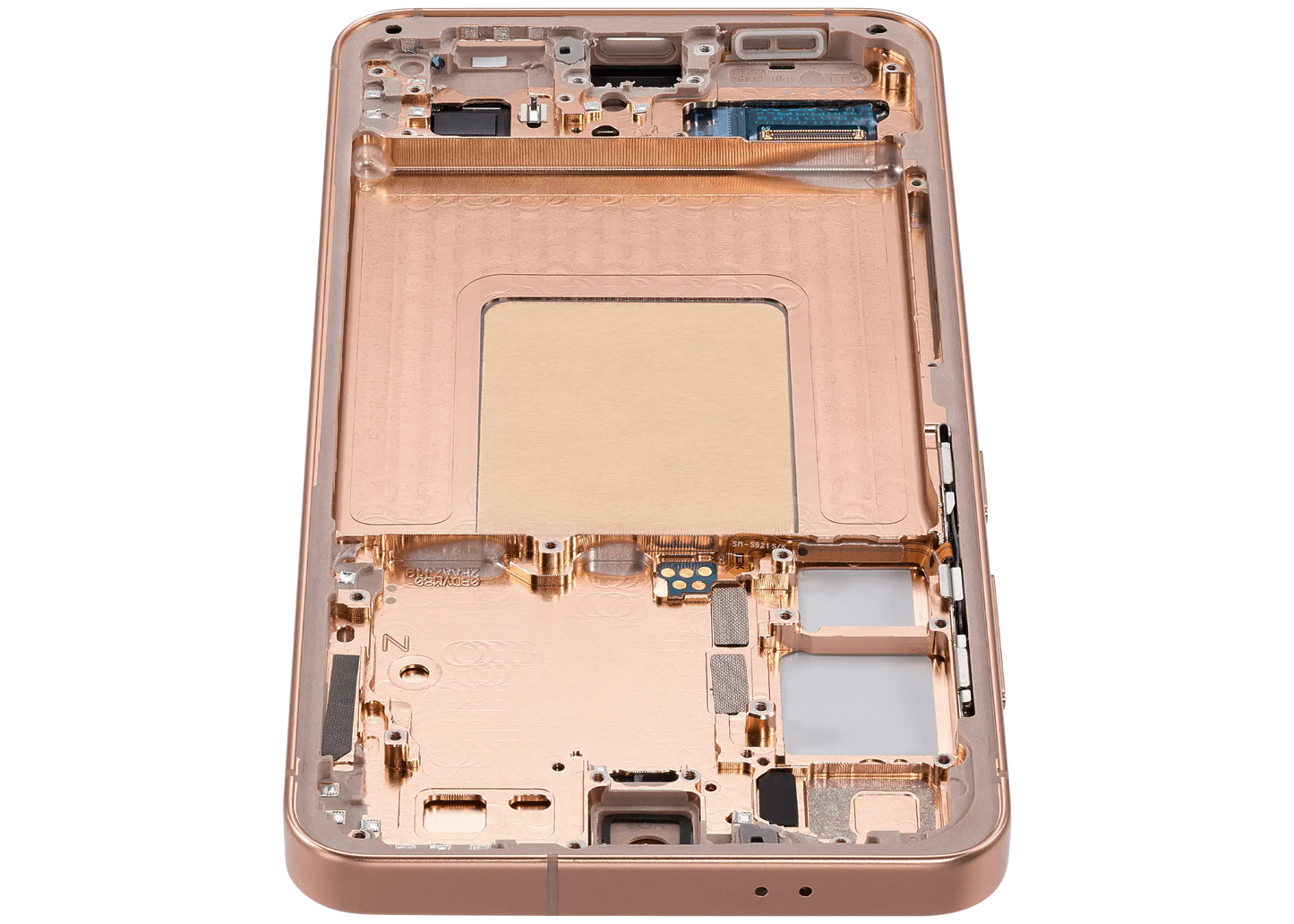 OLED Assembly With Frame For Samsung Galaxy S24 5G (US & International Version) (Service Pack) (Sandstone Orange)