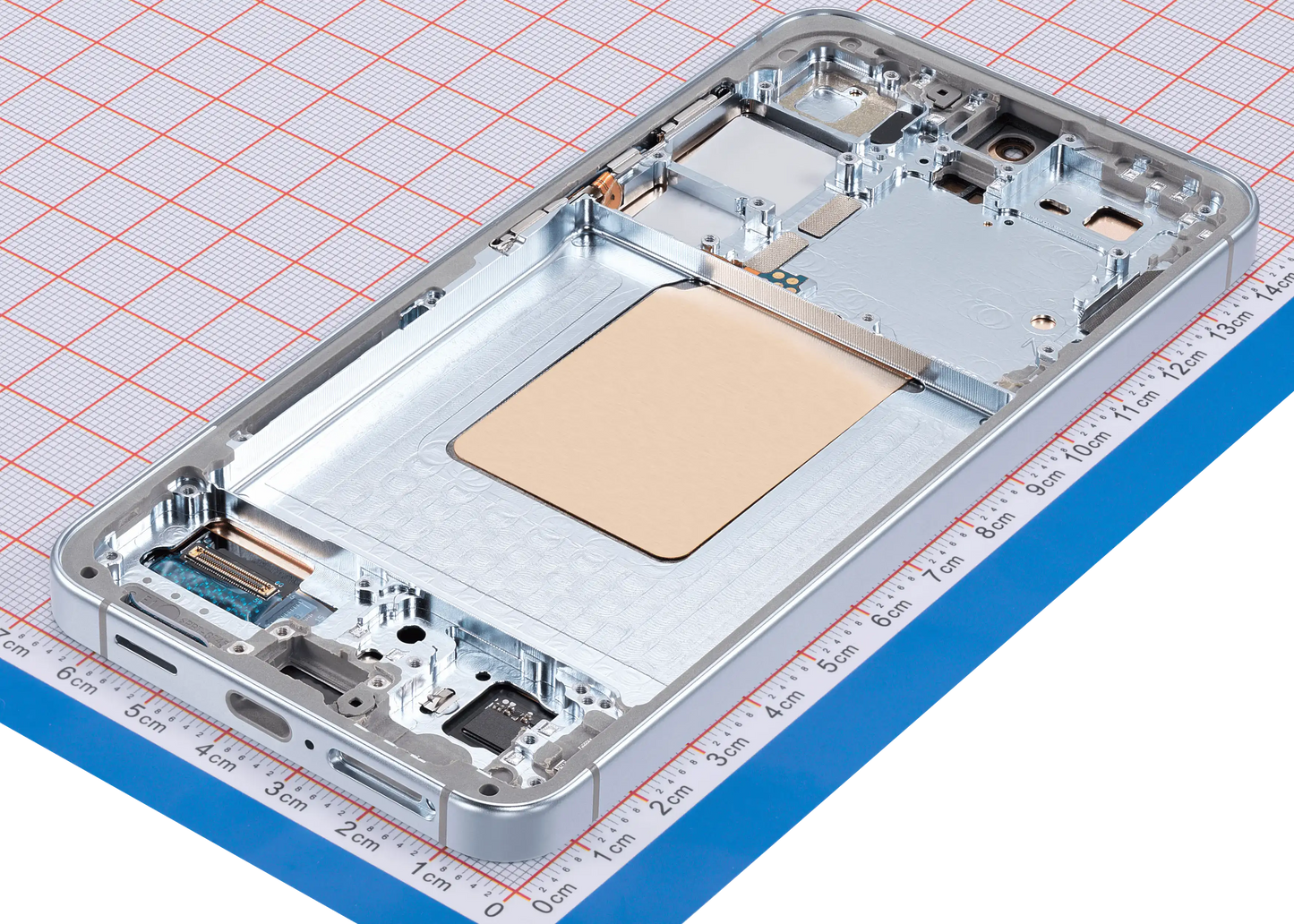 OLED Assembly With Frame For Samsung Galaxy S24 5G (US & International Version) (Service Pack) (Sapphire Blue)