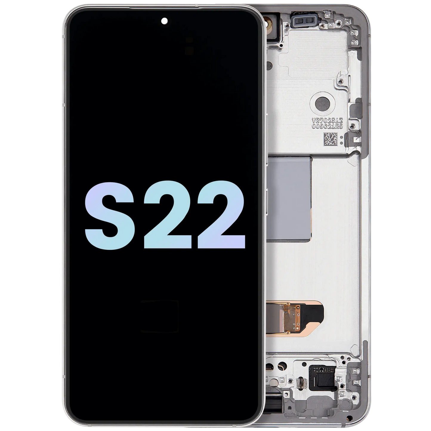 OLED Assembly With Frame For Samsung Galaxy S22 5G (Service Pack) (White)