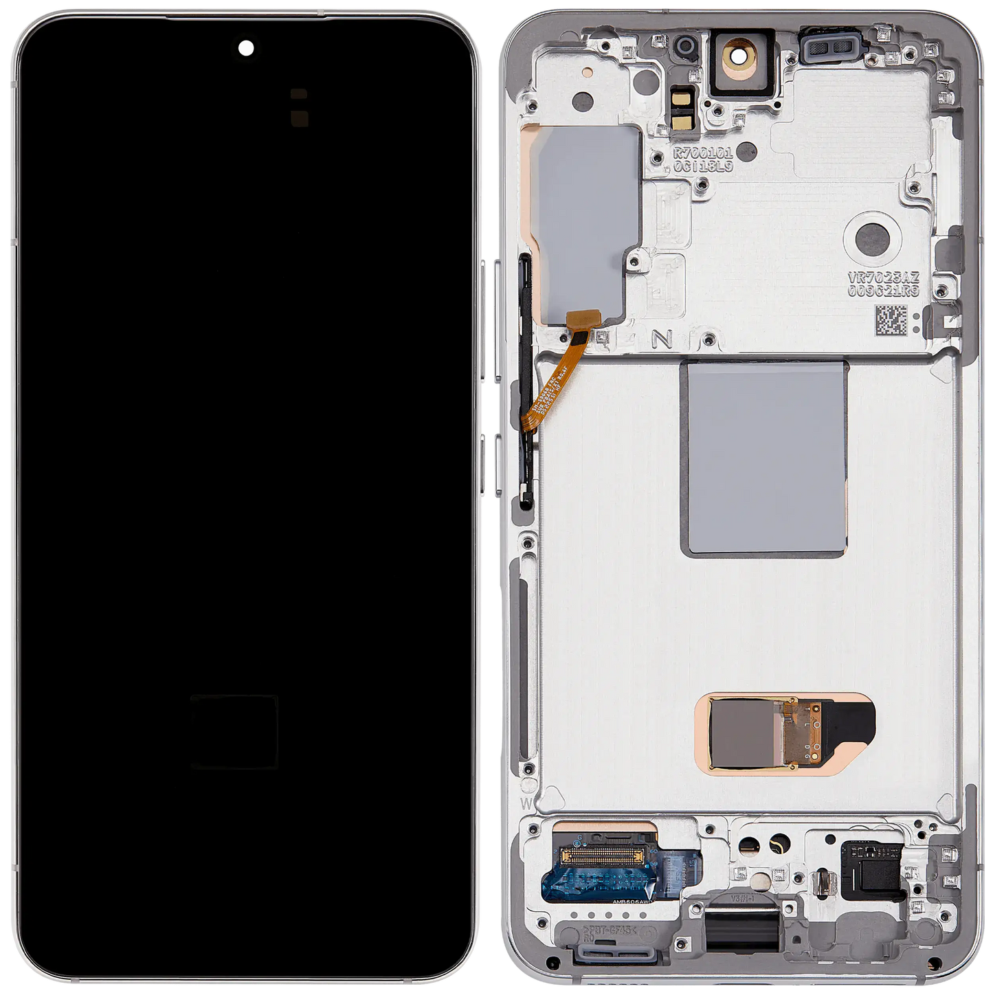 OLED Assembly With Frame For Samsung Galaxy S22 5G (Service Pack) (White)