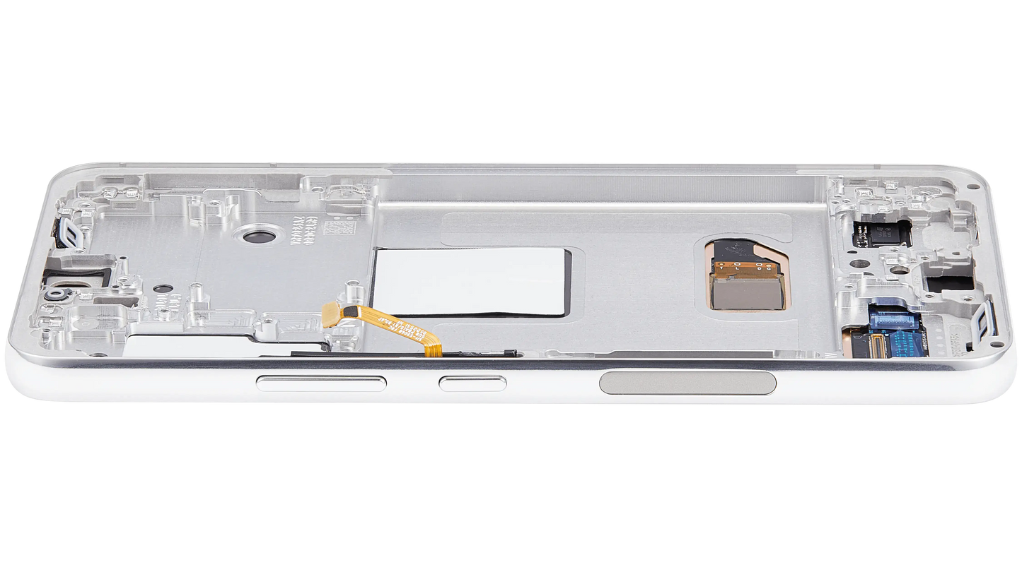 OLED Assembly With Frame For Samsung Galaxy S22 5G (Service Pack) (White)