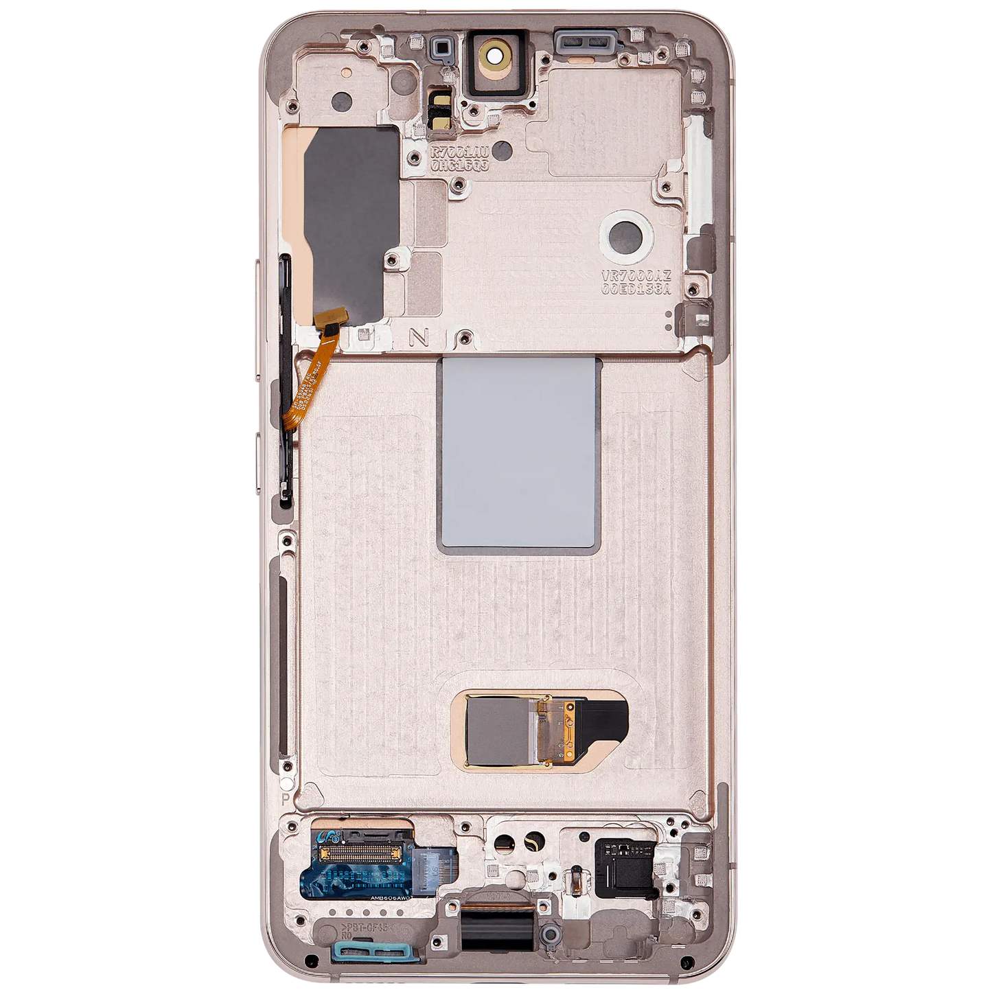 OLED Assembly With Frame For Samsung Galaxy S22 5G (Service Pack) (Pink Gold)