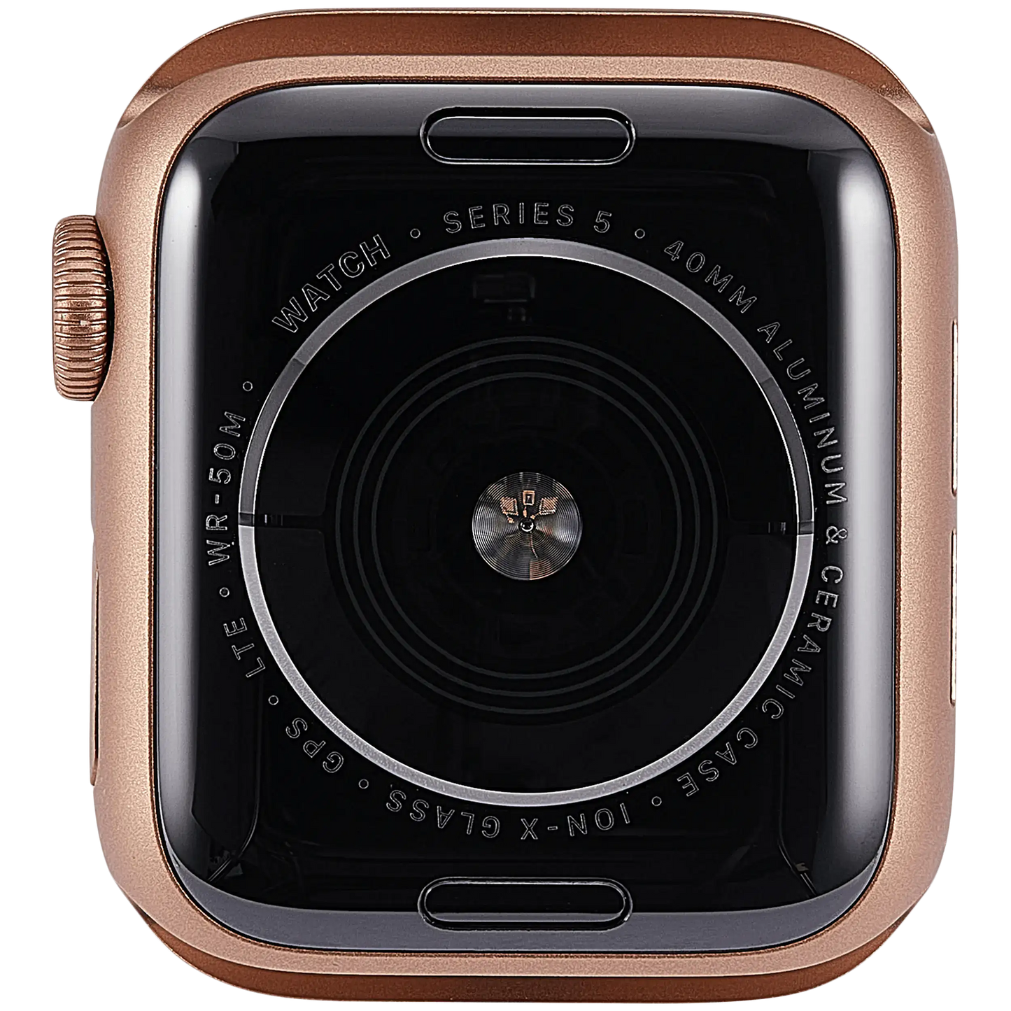 Housing Assembly Compatible For Watch Series 5 (40MM) (Used OEM Pull: Grade A) (Cellular Version) (Aluminum / Gold)