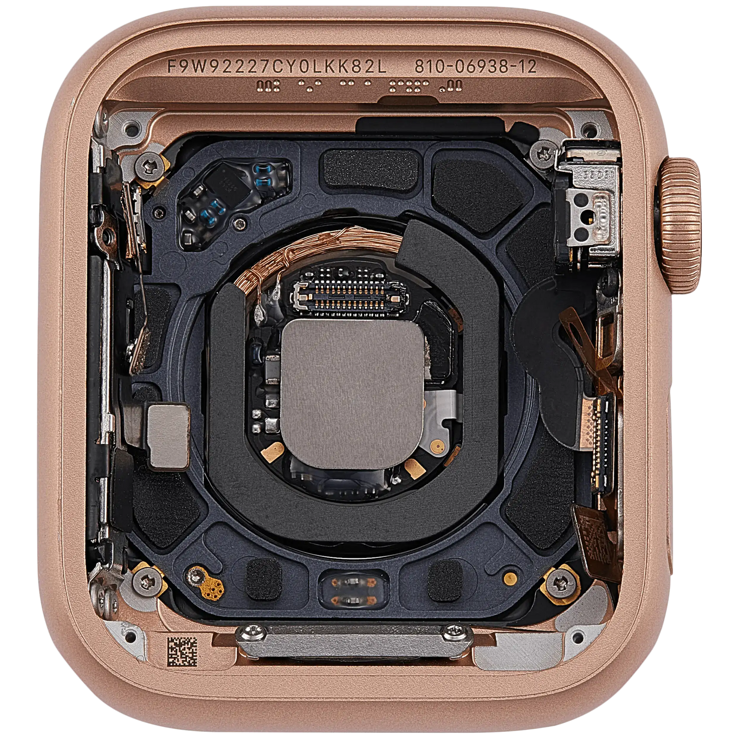 Housing Assembly Compatible For Watch Series 5 (40MM) (Used OEM Pull: Grade A) (Cellular Version) (Aluminum / Gold)