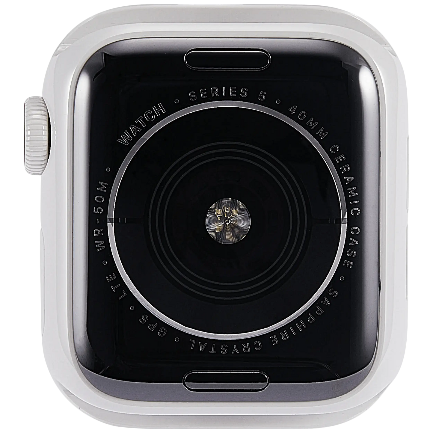 Housing Assembly Compatible For Watch Series 5 (40MM) (Used OEM Pull: Grade A) (Cellular Version) (Aluminum / Silver)