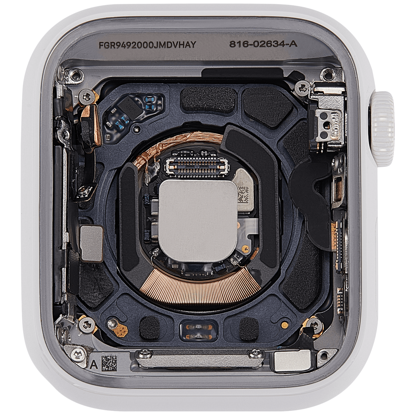 Housing Assembly Compatible For Watch Series 5 (40MM) (Used OEM Pull: Grade A) (Cellular Version) (Aluminum / Silver)