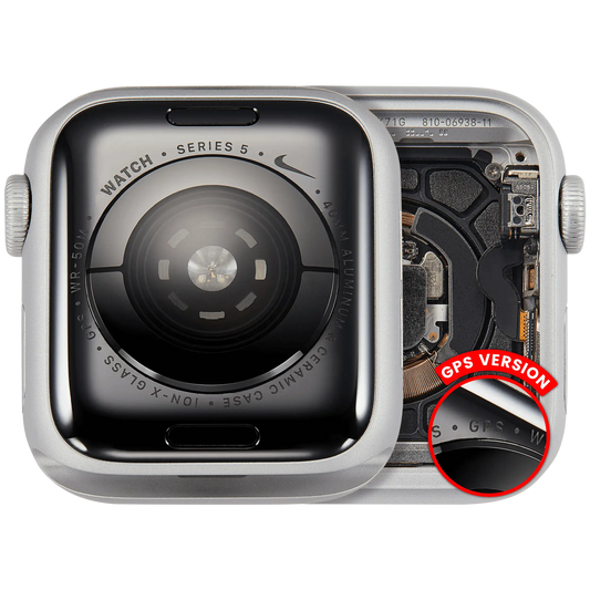 Housing Assembly Compatible For Watch Series 5 (40MM) (Used OEM Pull: Grade A) (GPS Version) (Aluminum / Silver)