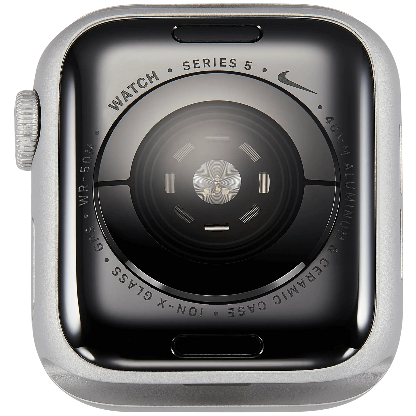 Housing Assembly Compatible For Watch Series 5 (40MM) (Used OEM Pull: Grade A) (GPS Version) (Aluminum / Silver)