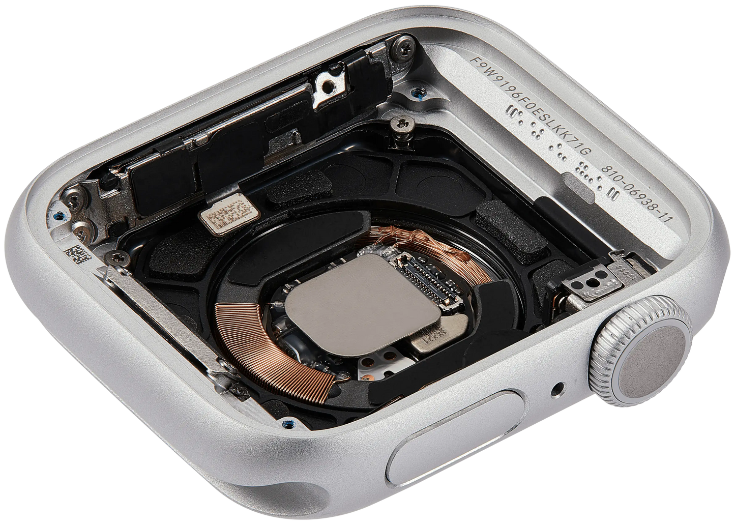 Housing Assembly Compatible For Watch Series 5 (40MM) (Used OEM Pull: Grade A) (GPS Version) (Aluminum / Silver)