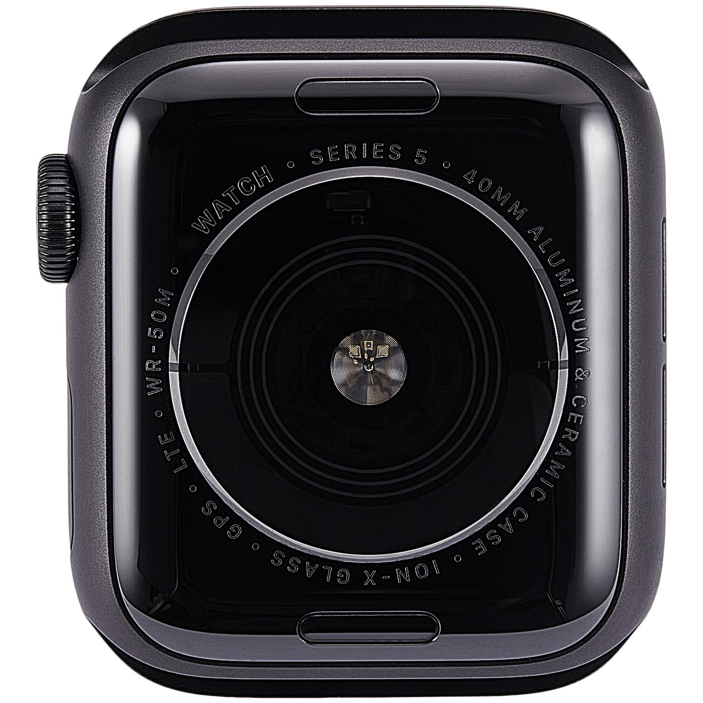 Housing Assembly Compatible For Watch Series 5 (40MM) (Used OEM Pull: Grade A) (Cellular Version) (Aluminum / Space Black)