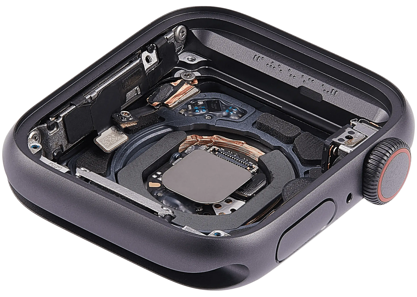 Housing Assembly Compatible For Watch Series 5 (40MM) (Used OEM Pull: Grade A) (Cellular Version) (Aluminum / Space Black)