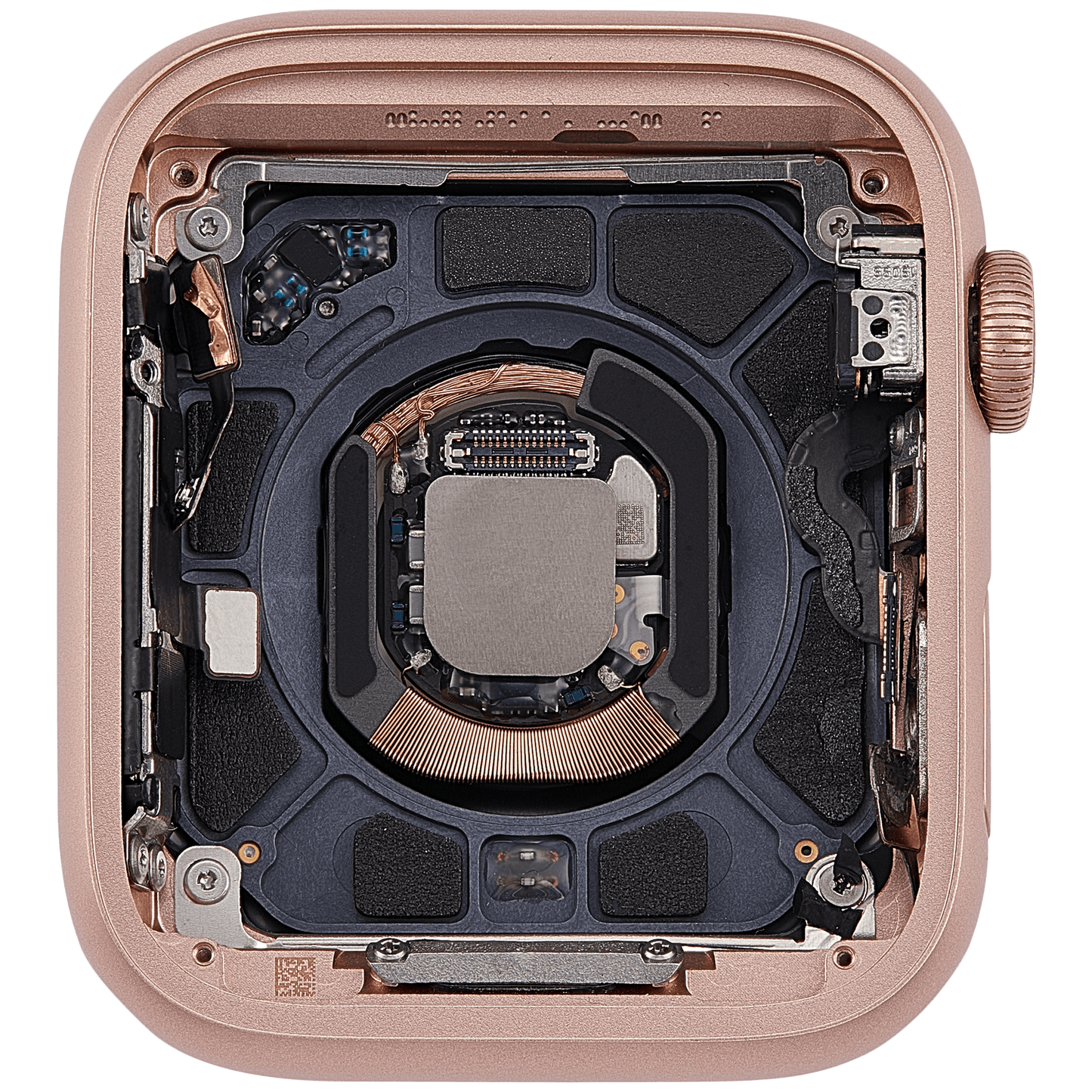 Housing Assembly Compatible For Watch Series 5 (44MM) (Used OEM Pull: Grade A) (Cellular Version) (Aluminum / Gold)