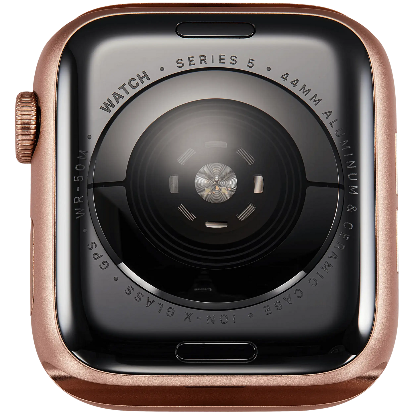 Housing Assembly Compatible For Watch Series 5 (44MM) (Used OEM Pull: Grade A) (GPS Version) (Aluminum / Gold)