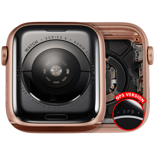 Housing Assembly Compatible For Watch Series 5 (44MM) (Used OEM Pull: Grade A) (GPS Version) (Aluminum / Gold)