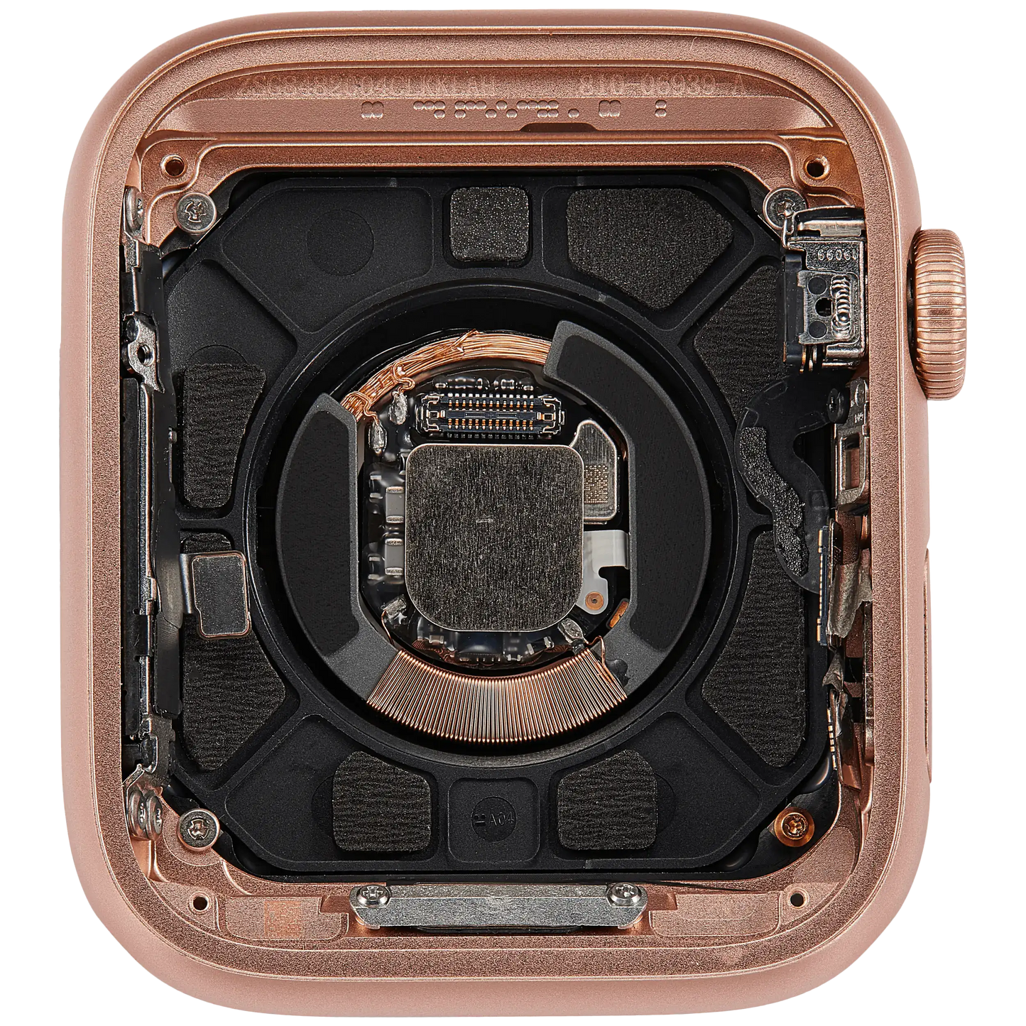 Housing Assembly Compatible For Watch Series 5 (44MM) (Used OEM Pull: Grade A) (GPS Version) (Aluminum / Gold)