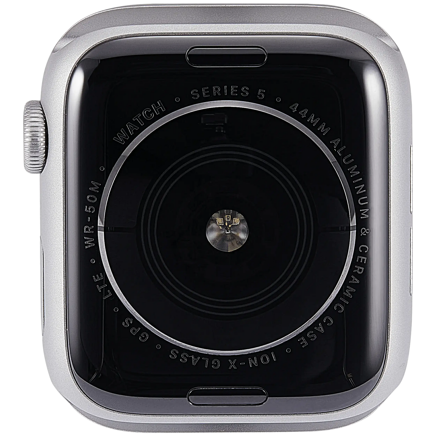 Housing Assembly Compatible For Watch Series 5 (44MM) (Used OEM Pull: Grade A) (Cellular Version) (Aluminum / Silver)
