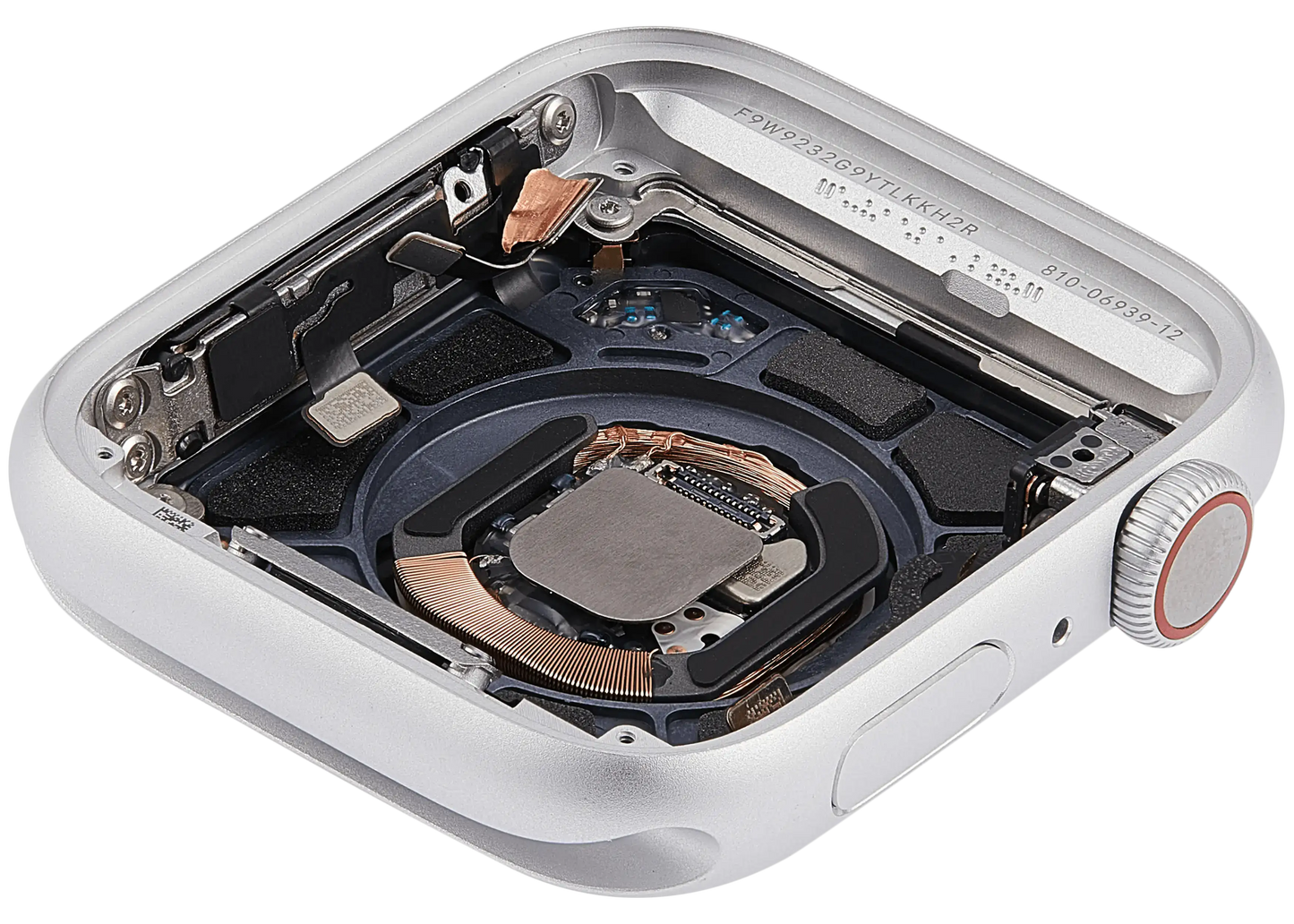 Housing Assembly Compatible For Watch Series 5 (44MM) (Used OEM Pull: Grade A) (Cellular Version) (Aluminum / Silver)
