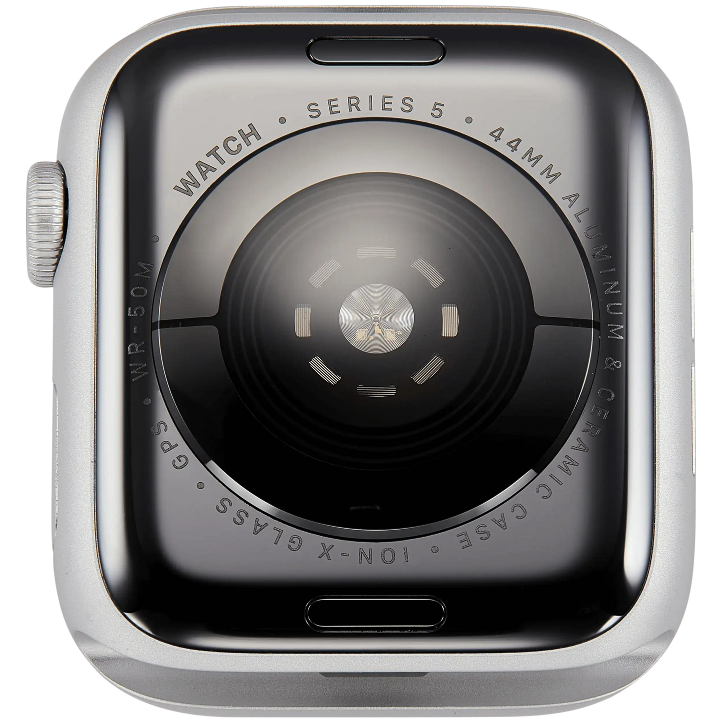 Housing Assembly Compatible For Watch Series 5 (44MM) (Used OEM Pull: Grade A) (GPS Version) (Aluminum / Silver)