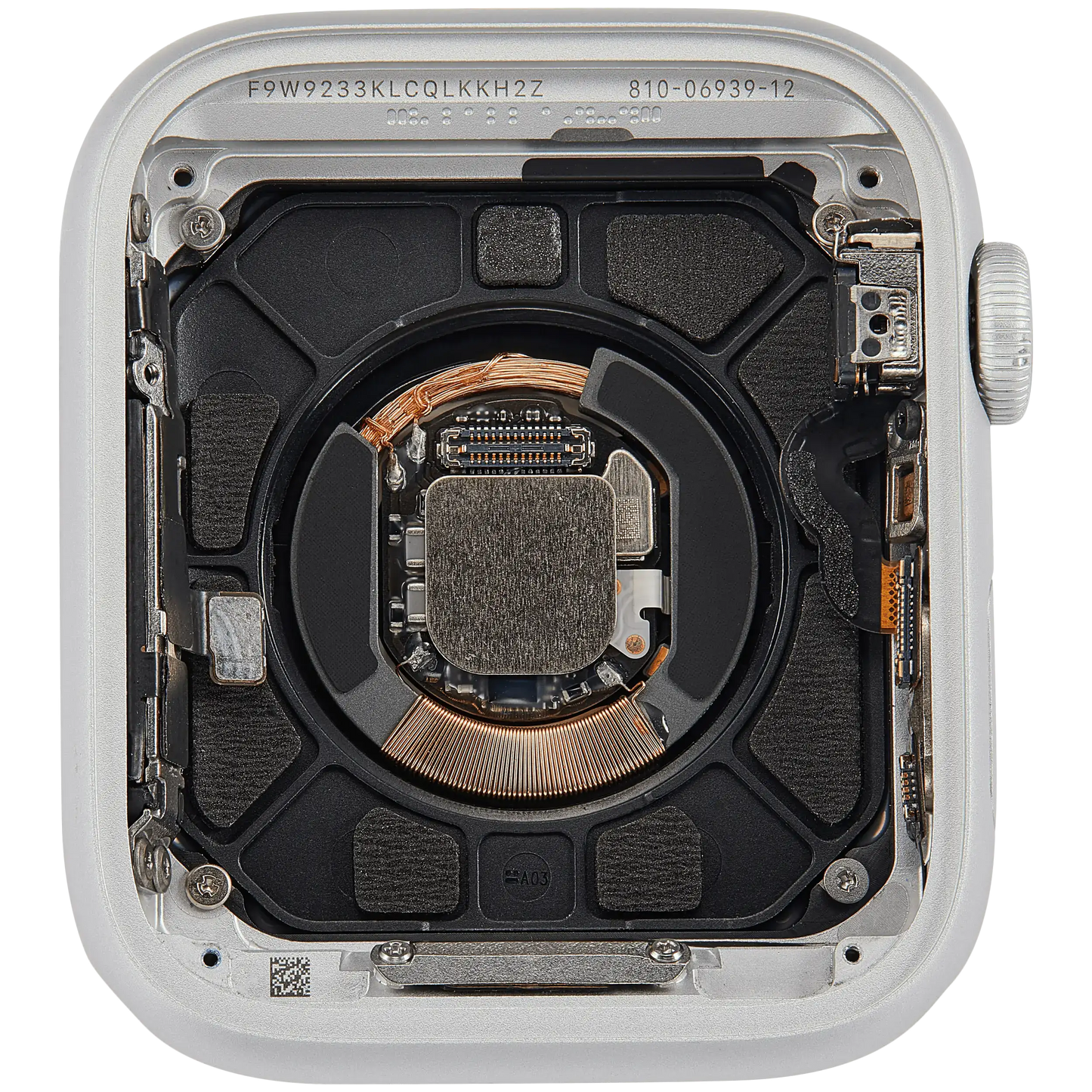 Housing Assembly Compatible For Watch Series 5 (44MM) (Used OEM Pull: Grade A) (GPS Version) (Aluminum / Silver)