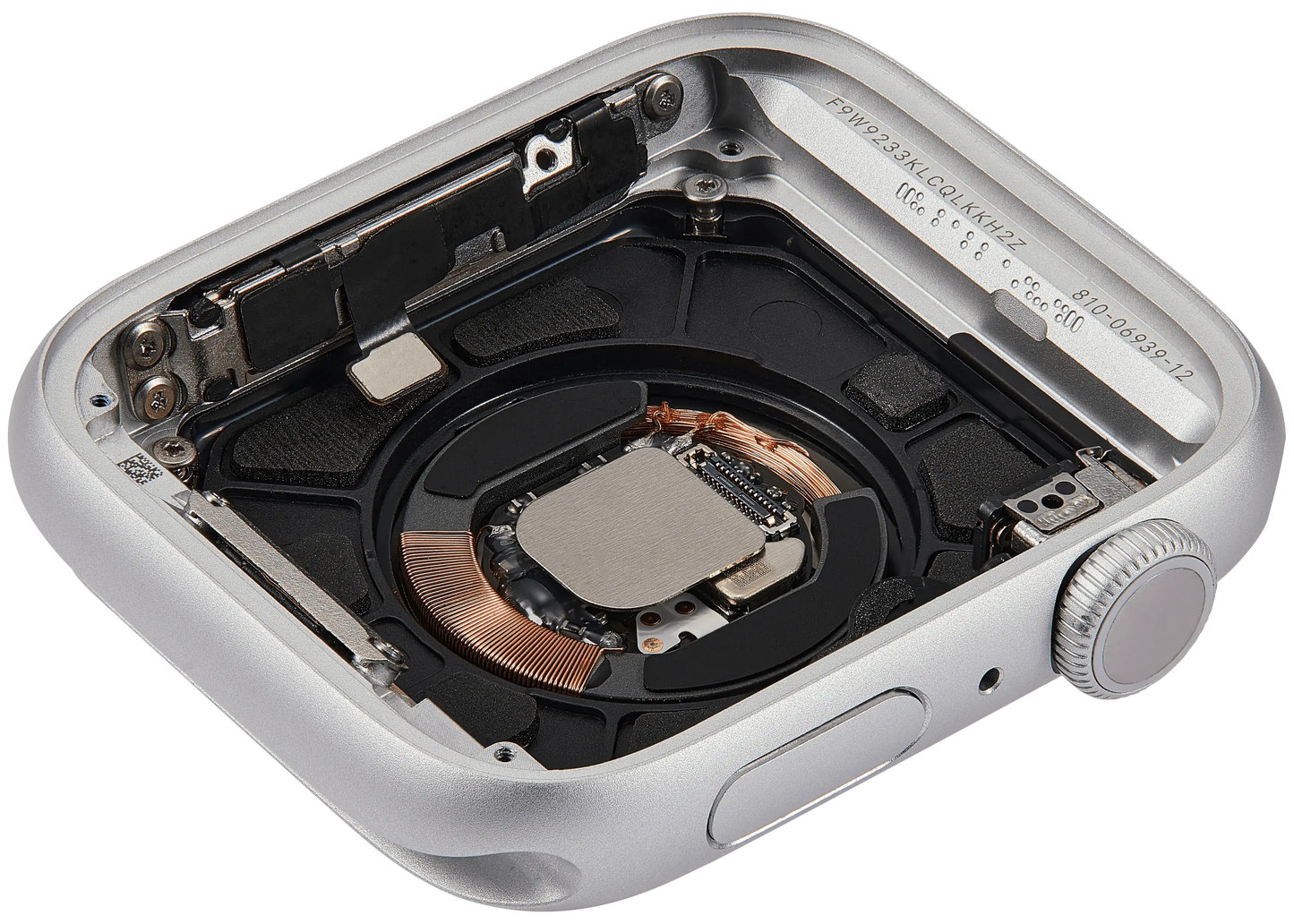 Housing Assembly Compatible For Watch Series 5 (44MM) (Used OEM Pull: Grade A) (GPS Version) (Aluminum / Silver)