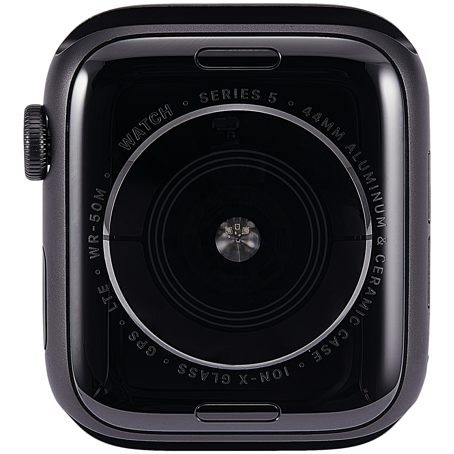 Housing Assembly Compatible For Watch Series 5 (44MM) (Used OEM Pull: Grade A) (Cellular Version) (Aluminum / Space Black)