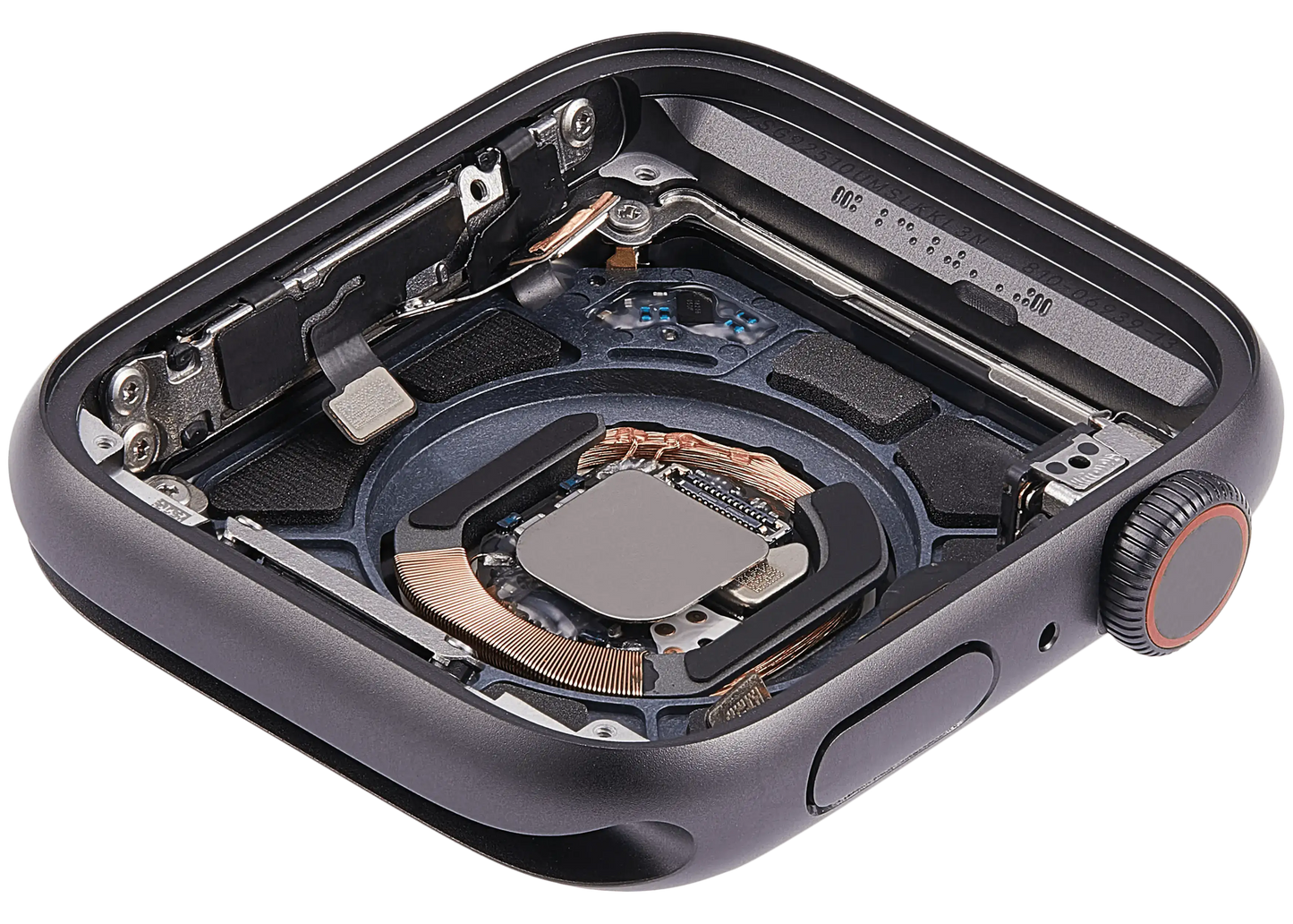 Housing Assembly Compatible For Watch Series 5 (44MM) (Used OEM Pull: Grade A) (Cellular Version) (Aluminum / Space Black)