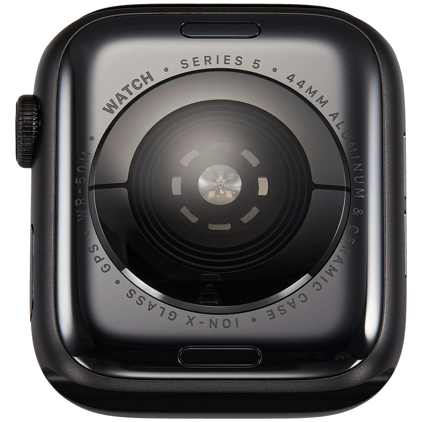 Housing Assembly Compatible For Watch Series 5 (44MM) (Used OEM Pull: Grade A) (GPS Version) (Aluminum / Space Black)