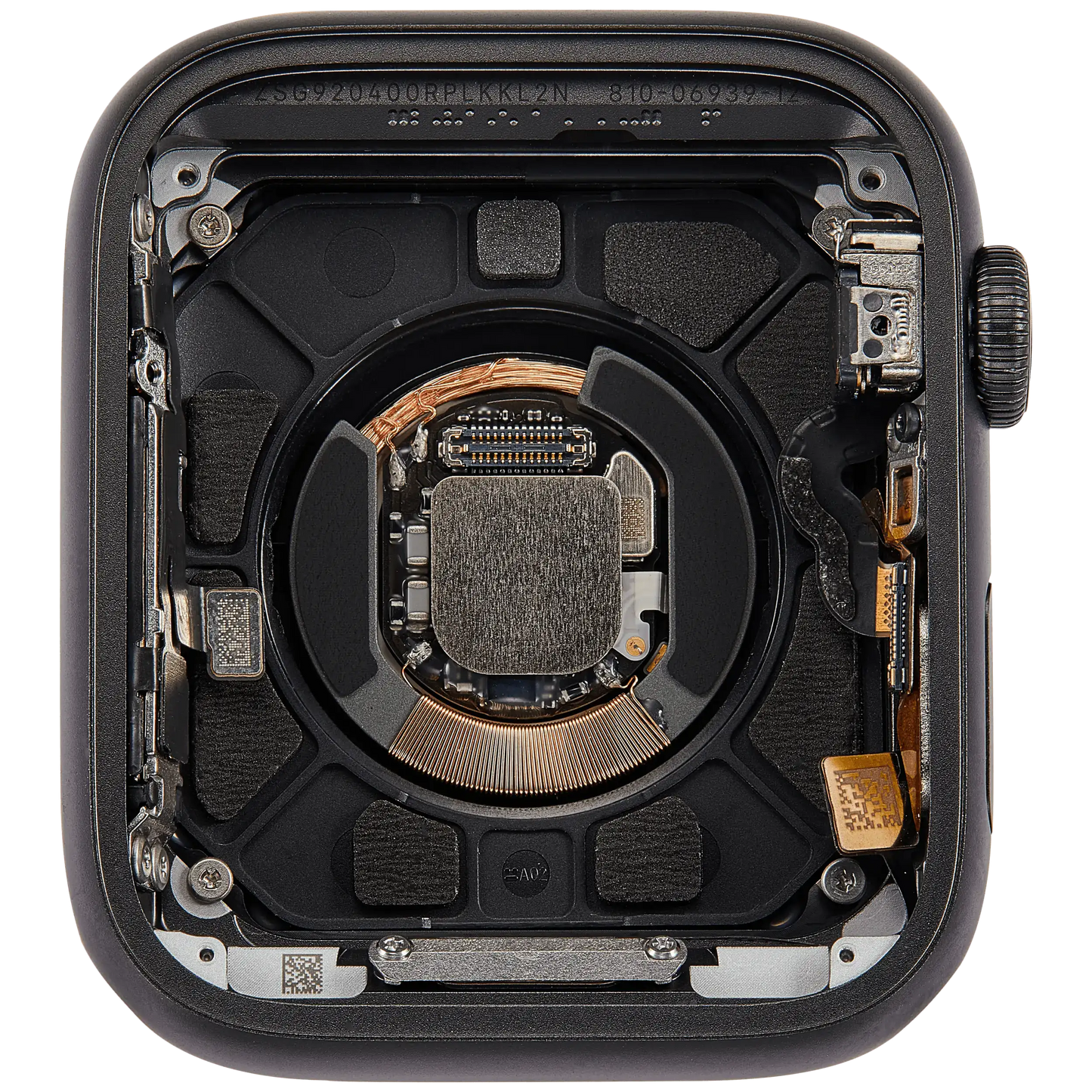 Housing Assembly Compatible For Watch Series 5 (44MM) (Used OEM Pull: Grade A) (GPS Version) (Aluminum / Space Black)