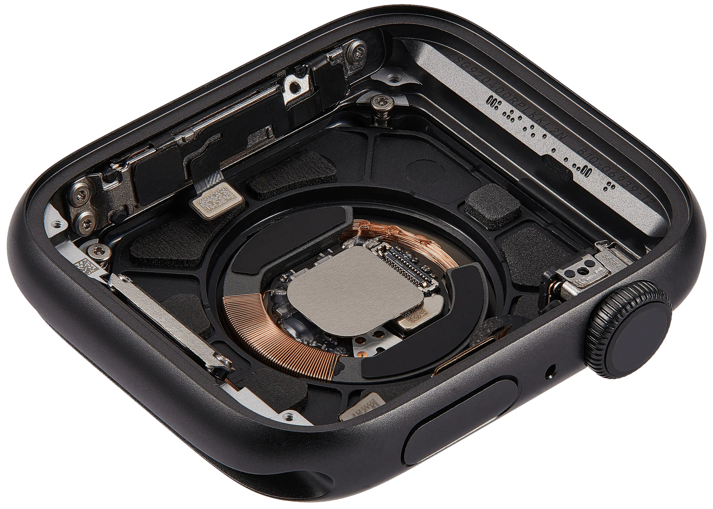 Housing Assembly Compatible For Watch Series 5 (44MM) (Used OEM Pull: Grade A) (GPS Version) (Aluminum / Space Black)