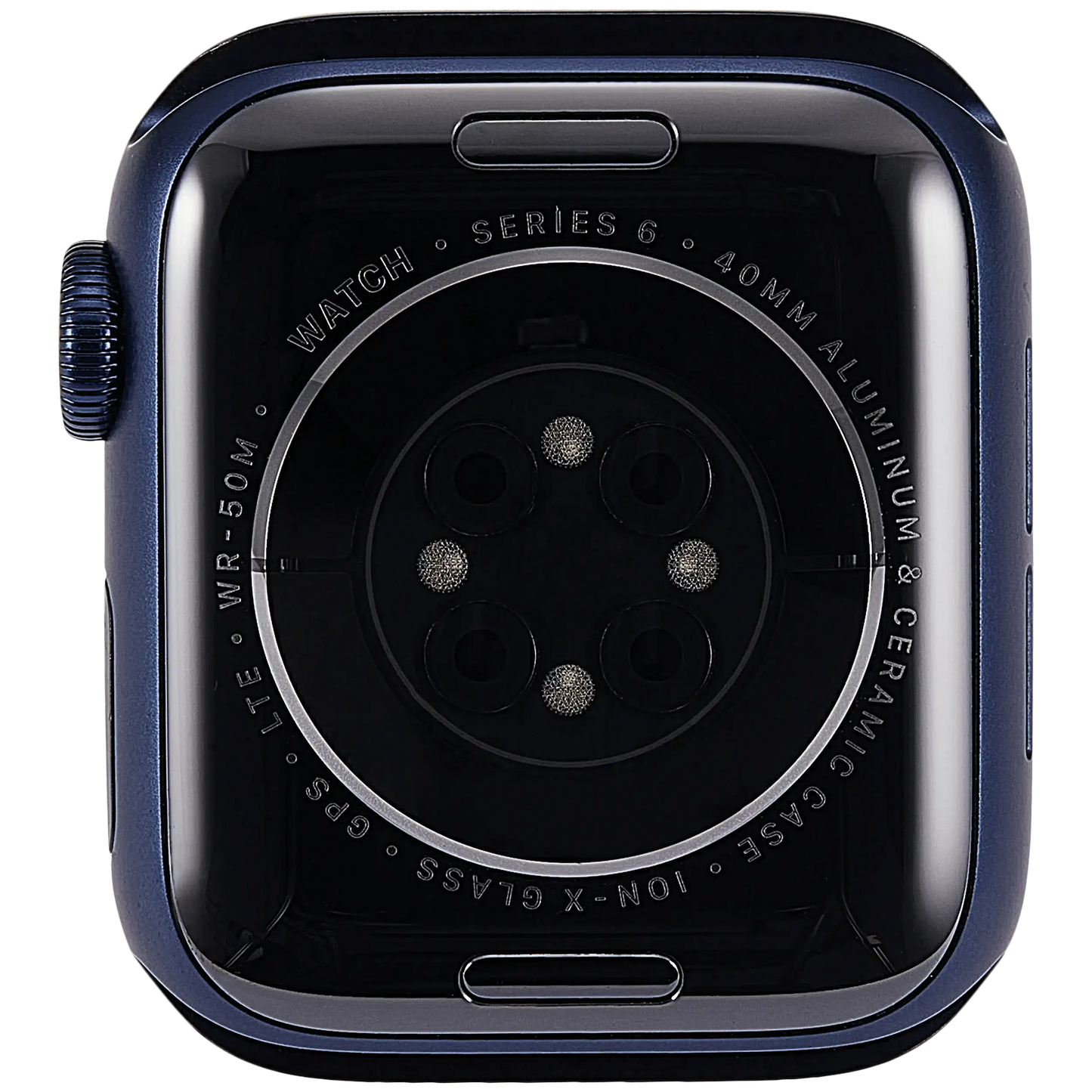 Housing Assembly Compatible For Watch Series 6 (40MM) (Used OEM Pull: Grade A) (Cellular Version) (Aluminum / Blue)