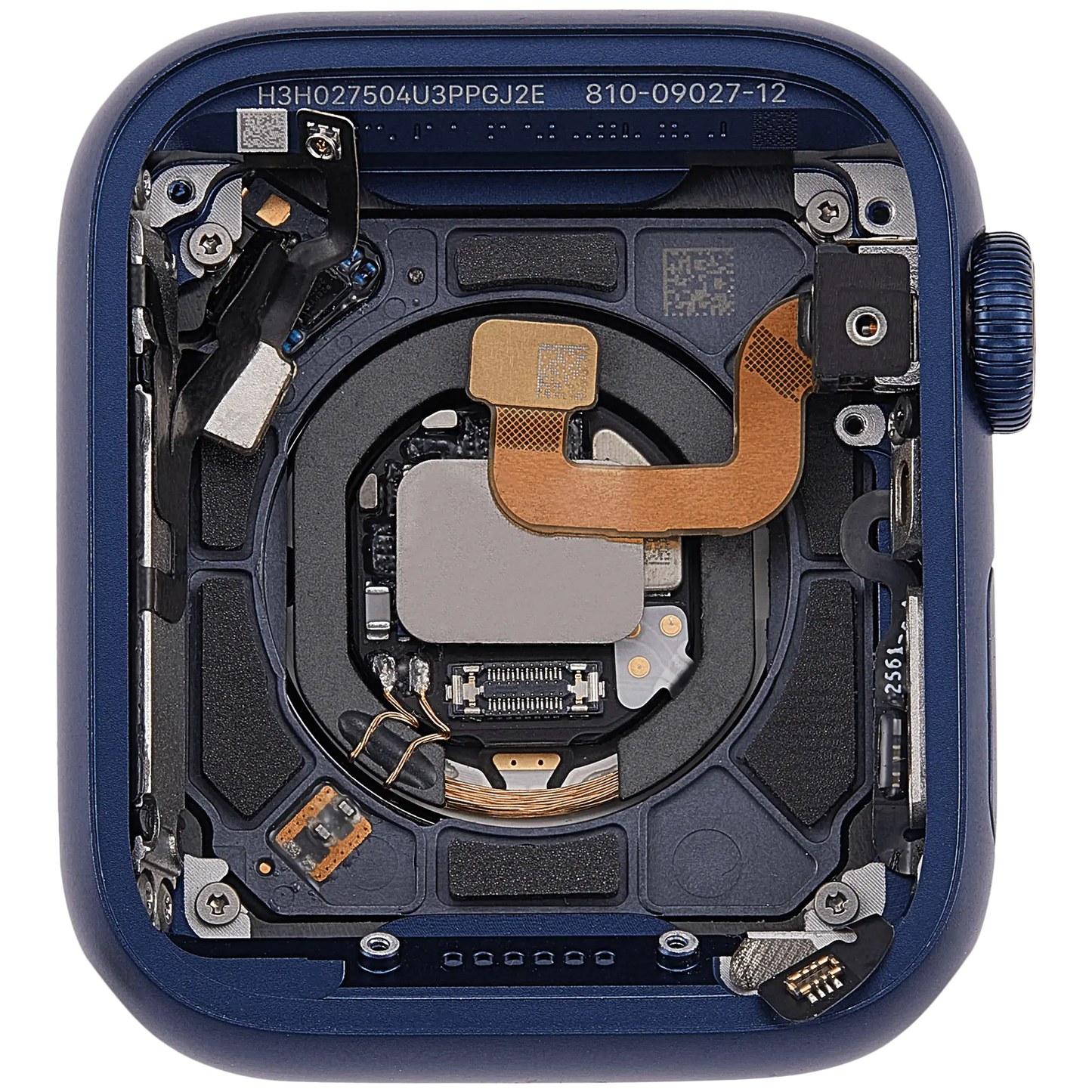 Housing Assembly Compatible For Watch Series 6 (40MM) (Used OEM Pull: Grade A) (Cellular Version) (Aluminum / Blue)