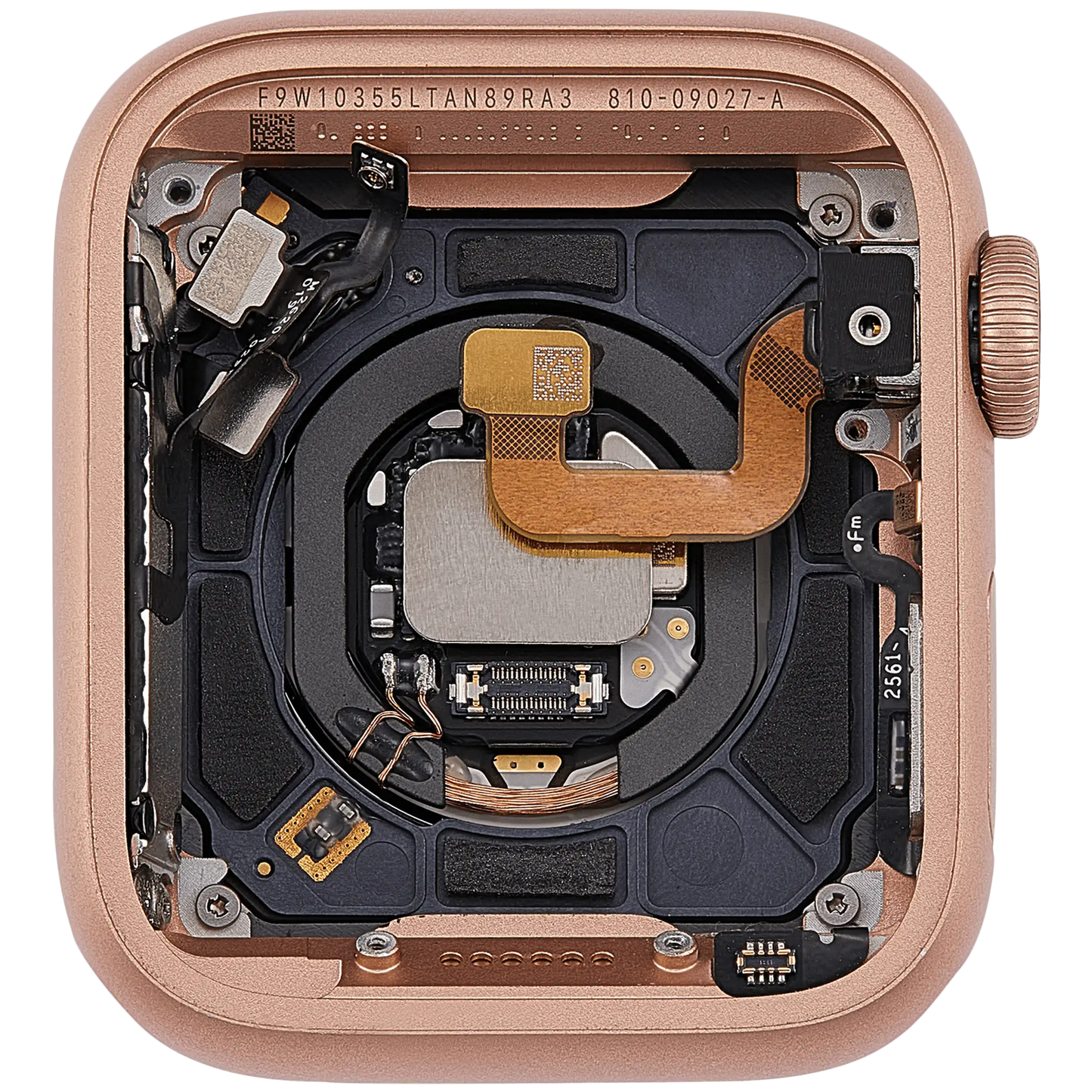 Housing Assembly Compatible For Watch Series 6 (40MM) (Used OEM Pull: Grade A) (Cellular Version) (Aluminum / Rose Gold)