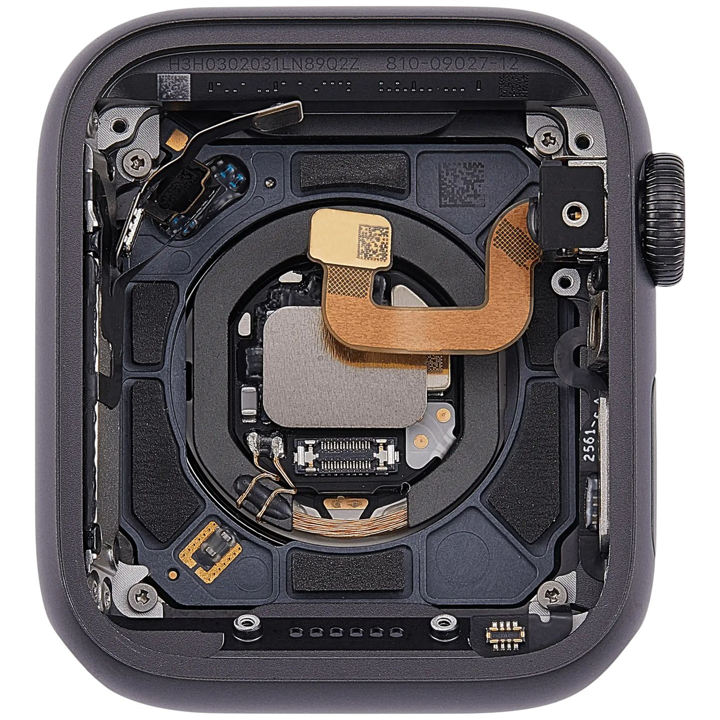 Housing Assembly Compatible For Watch Series 6 (40MM) (Used OEM Pull: Grade A) (Cellular Version) (Aluminum / Space Black)