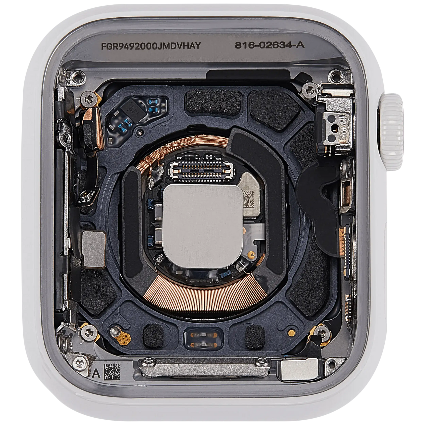Housing Assembly Compatible For Watch Series 5 (40MM) (Used OEM Pull: Grade A) (Cellular Version) (Ceramic / White)
