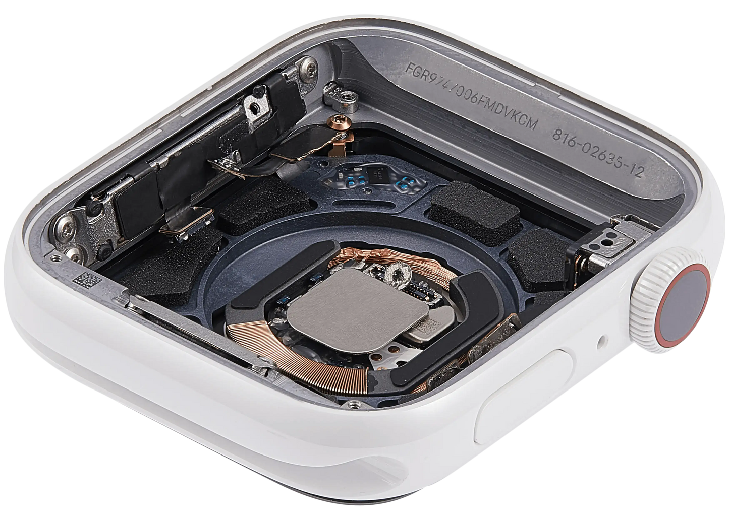 Housing Assembly Compatible For Watch Series 5 (44MM) (Used OEM Pull: Grade A) (Cellular Version) (Ceramic / White)
