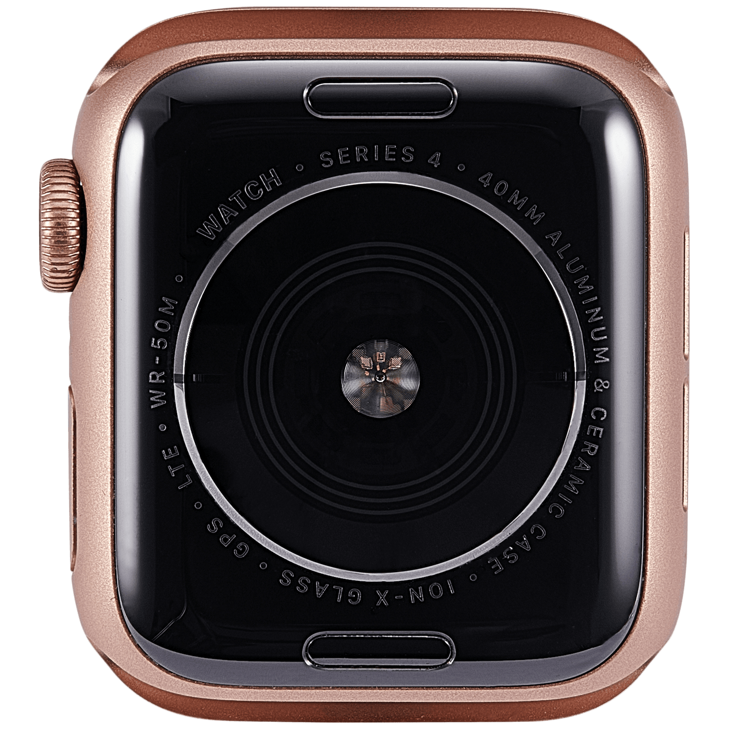 Housing Assembly Compatible For Watch Series 4 (40MM) (Used OEM Pull: Grade A) (Cellular Version) (Aluminum / Gold)