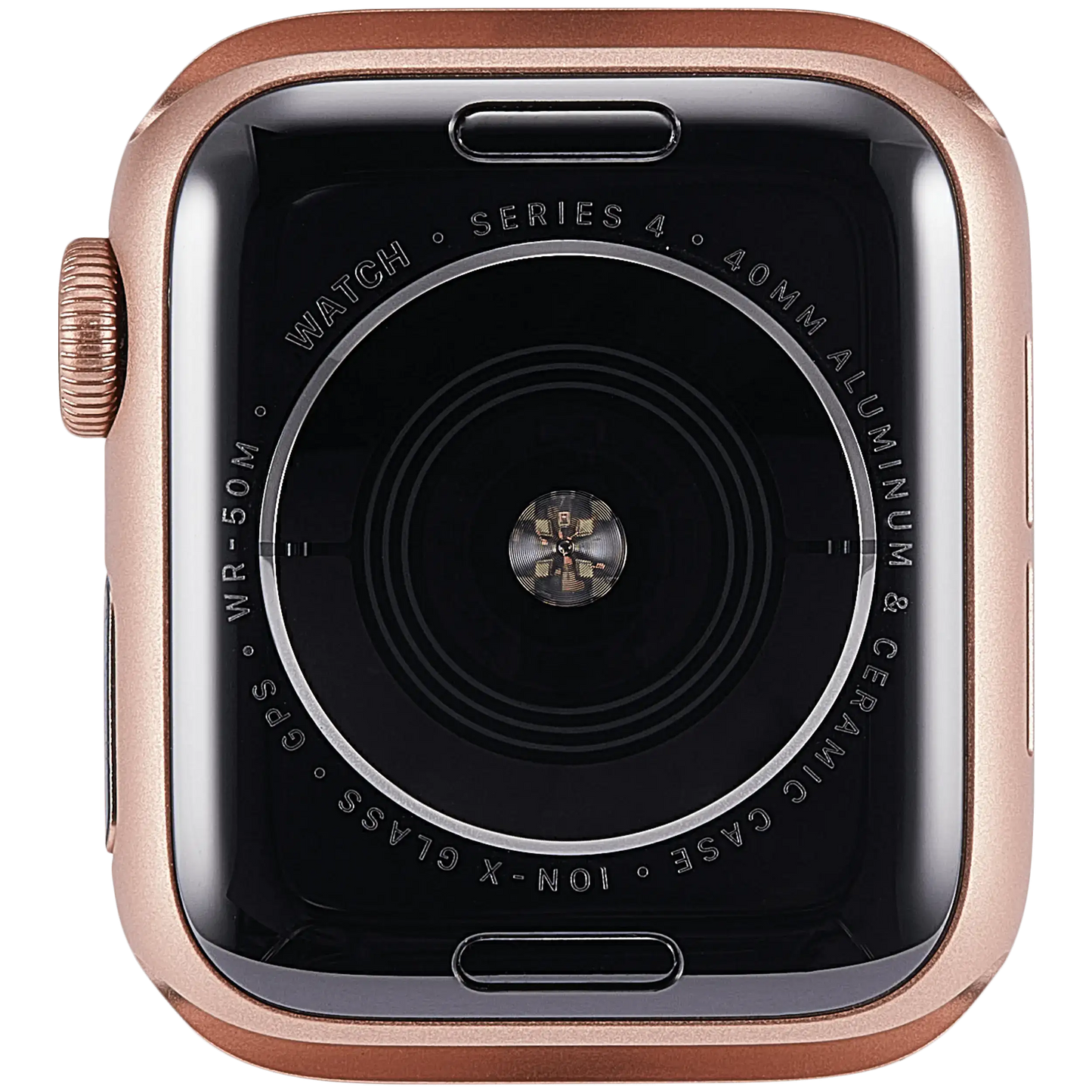 Housing Assembly Compatible For Watch Series 4 (40MM) (Used OEM Pull: Grade A) (GPS Version) (Aluminum / Gold)