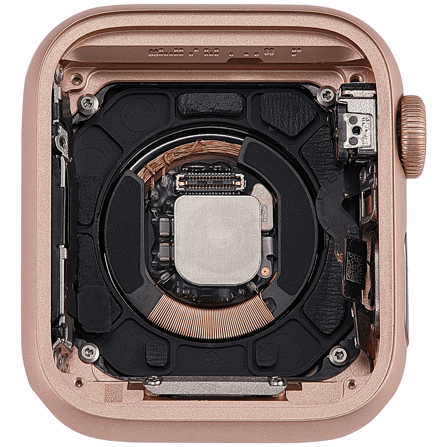 Housing Assembly Compatible For Watch Series 4 (40MM) (Used OEM Pull: Grade A) (GPS Version) (Aluminum / Gold)