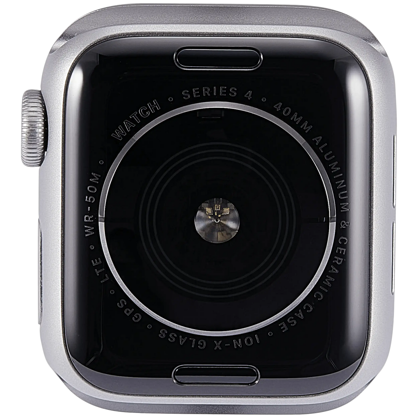 Housing Assembly Compatible For Watch Series 4 (40MM) (Used OEM Pull: Grade A) (Cellular Version) (Aluminum / Silver)
