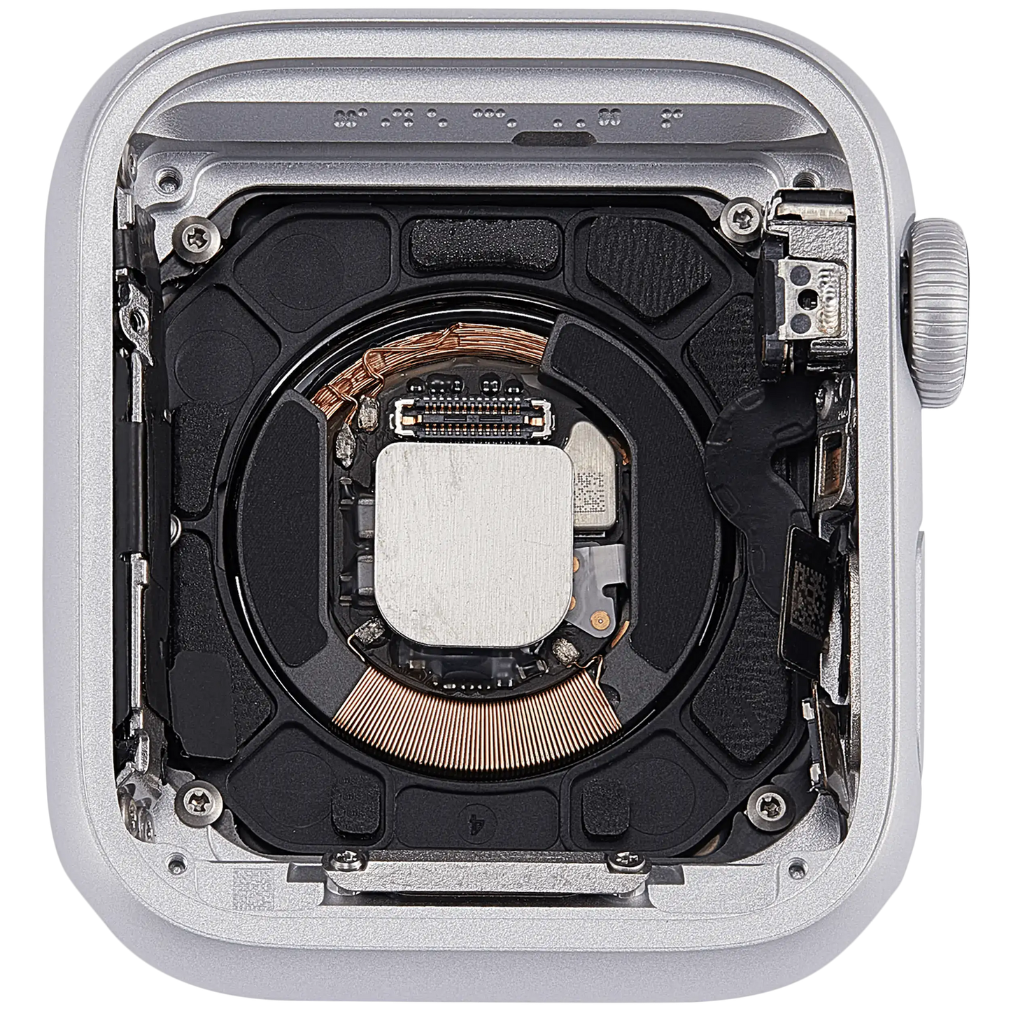 Housing Assembly Compatible For Watch Series 4 (40MM) (Used OEM Pull: Grade A) (GPS Version) (Aluminum / Silver)