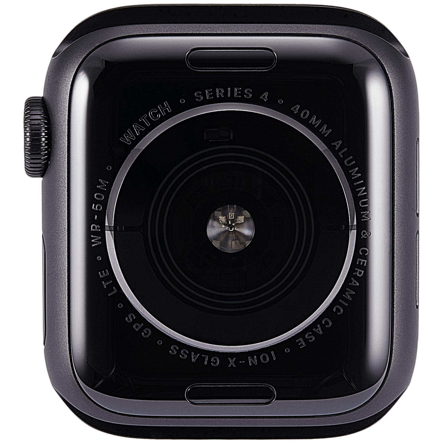 Housing Assembly Compatible For Watch Series 4 (40MM) (Used OEM Pull: Grade A) (Cellular Version) (Aluminum / Space Black)