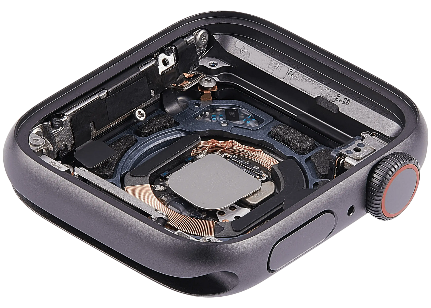 Housing Assembly Compatible For Watch Series 4 (40MM) (Used OEM Pull: Grade A) (Cellular Version) (Aluminum / Space Black)