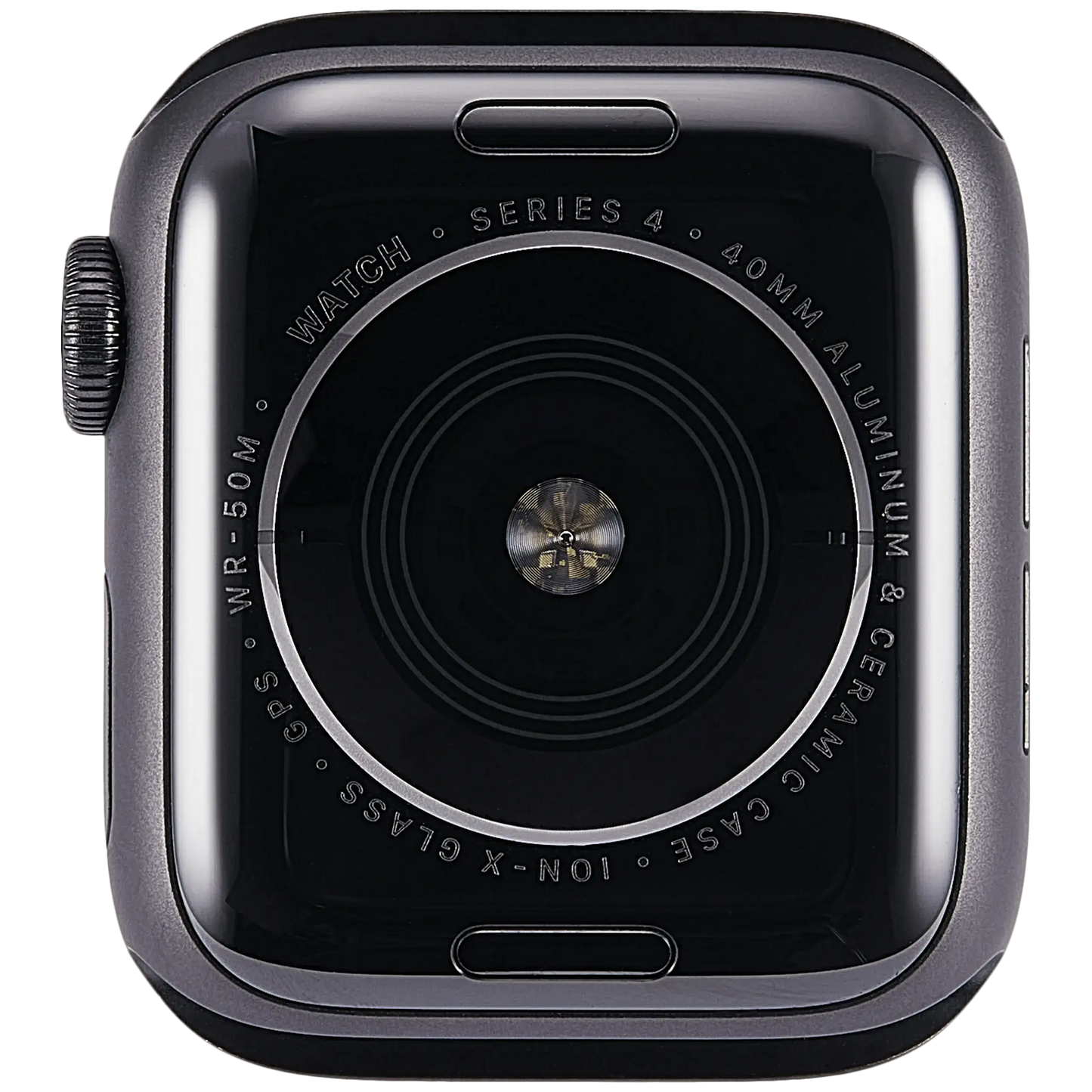 Housing Assembly Compatible For Watch Series 4 (40MM) (Used OEM Pull: Grade A) (GPS Version) (Aluminum / Space Black)