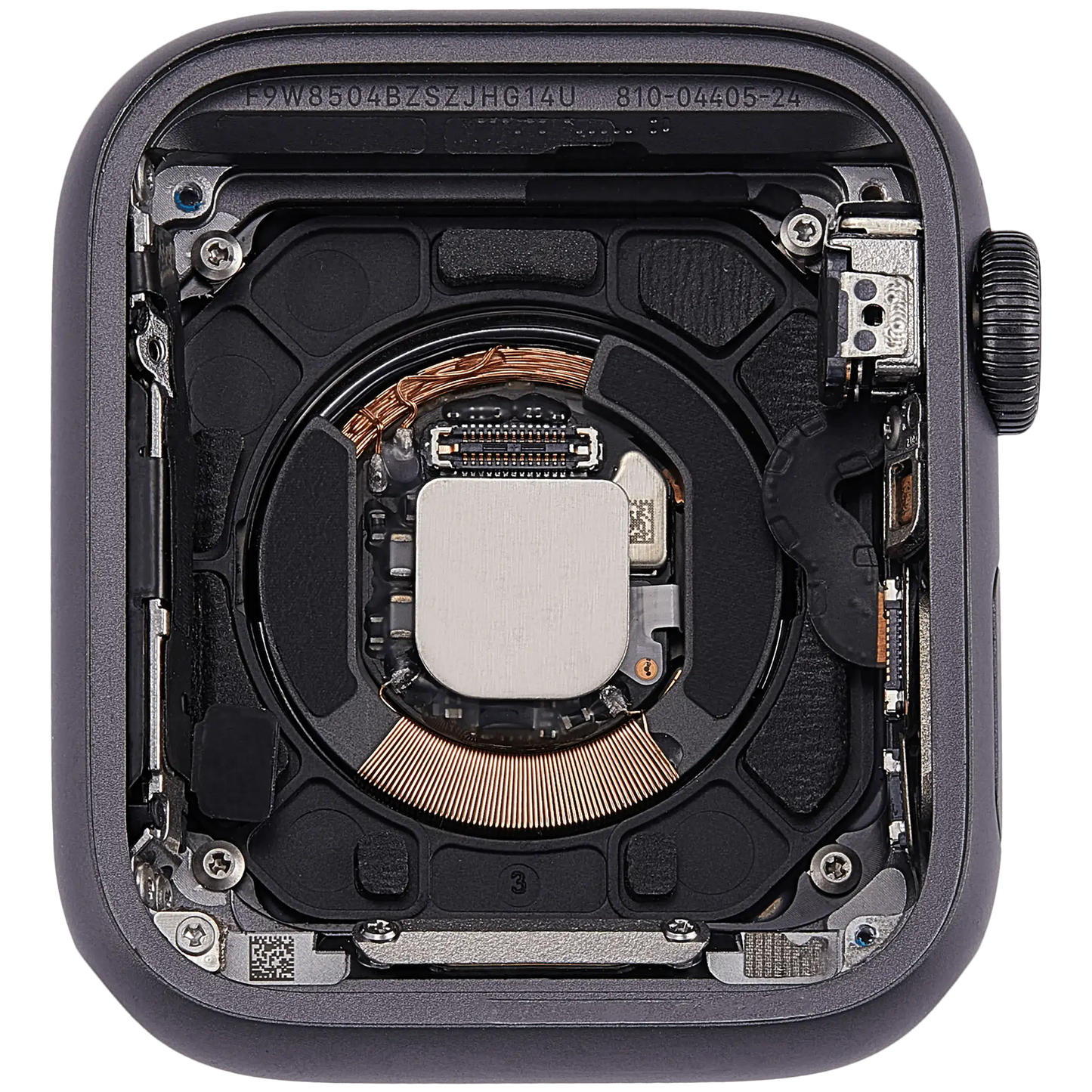 Housing Assembly Compatible For Watch Series 4 (40MM) (Used OEM Pull: Grade A) (GPS Version) (Aluminum / Space Black)