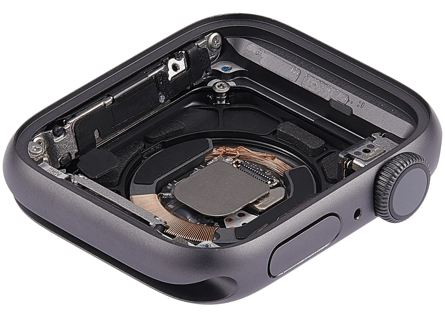 Housing Assembly Compatible For Watch Series 4 (40MM) (Used OEM Pull: Grade A) (GPS Version) (Aluminum / Space Black)
