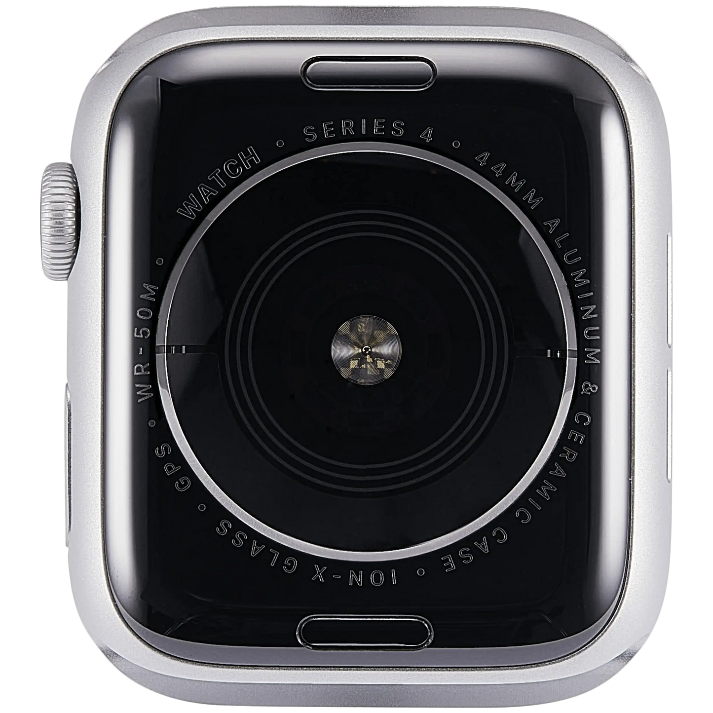 Housing Assembly Compatible For Watch Series 4 (44MM) (Used OEM Pull: Grade A) (GPS Version) (Aluminum / Silver)